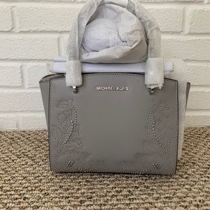 Michael Kors Grey & Silver Purse
